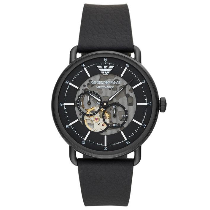 Emporio Armani AR60028 Multifunction Black Men's Leather Watch Emporio Armani AR60028 Multifunction Black Men's Leather Watch